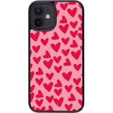 iPhone 12 mini Case Hülle - Mom 2024 kleine Herzen