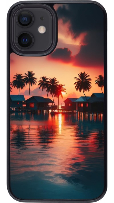 iPhone 12 mini Case Hülle - Paradies Malediven