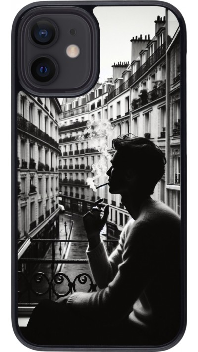 Coque iPhone 12 mini - Parisian Smoker