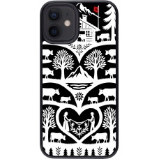 iPhone 12 mini Case Hülle - Poya Schweiz 2 schwarz