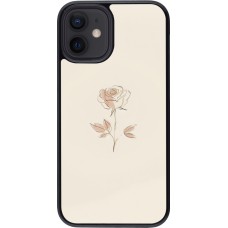 iPhone 12 mini Case Hülle - Rosa Sand Minimalistisch