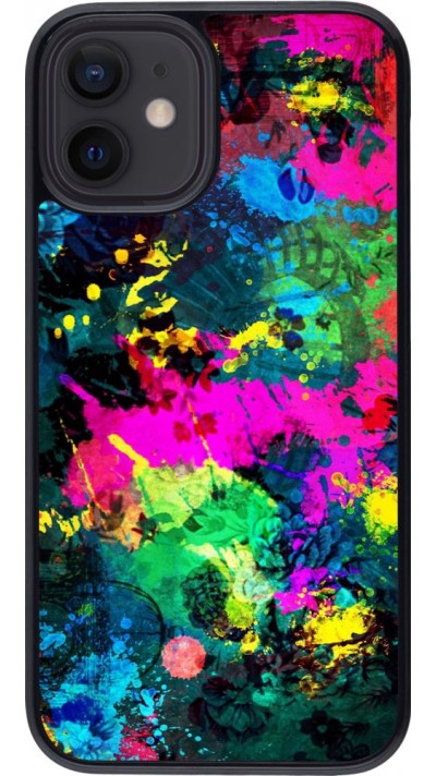 Coque iPhone 12 mini - splash paint