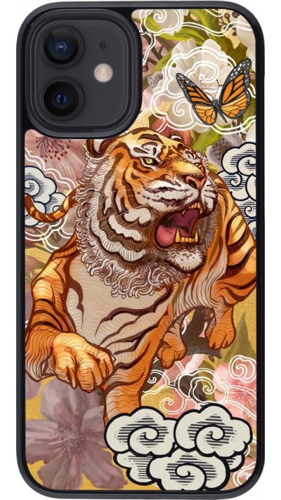 Coque iPhone 12 mini - Spring 23 japanese tiger
