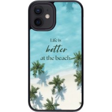 iPhone 12 mini Case Hülle - Summer 2025 Life is better at the beach