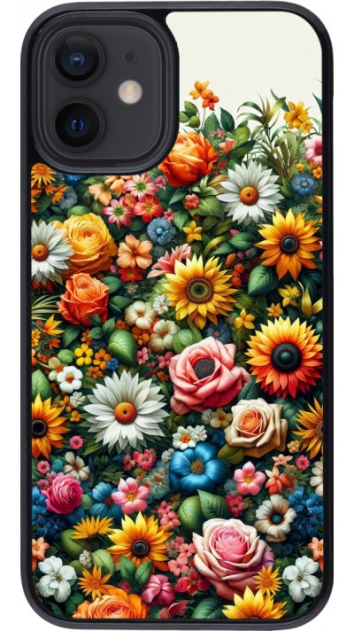 iPhone 12 mini Case Hülle - Sommer Blumenmuster
