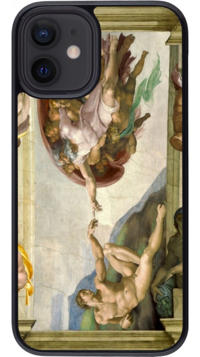 iPhone 12 mini Case Hülle - Kunstbild - Die Erschaffung Adams - Michelangelo