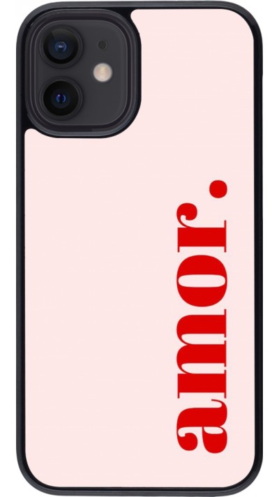 Coque iPhone 12 mini - Valentine 2024 amor