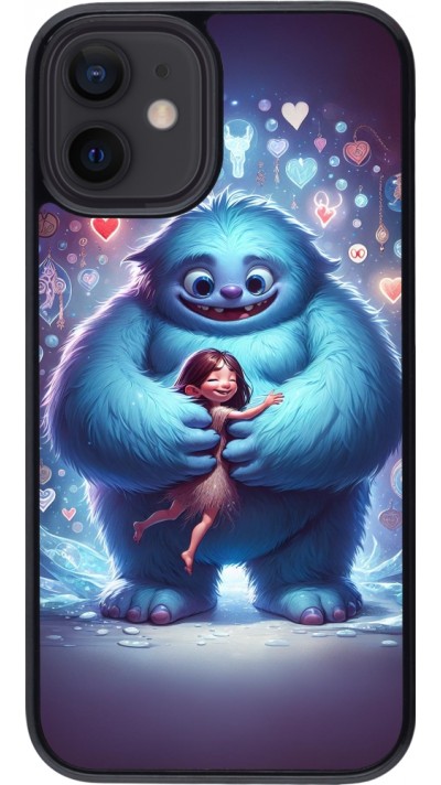 Coque iPhone 12 mini - Valentine 2024 Fluffy Love