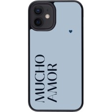 iPhone 12 mini Case Hülle - Valentine 2024 mucho amor azul