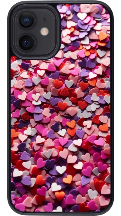Coque iPhone 12 mini - Valentine 2025 Confetti