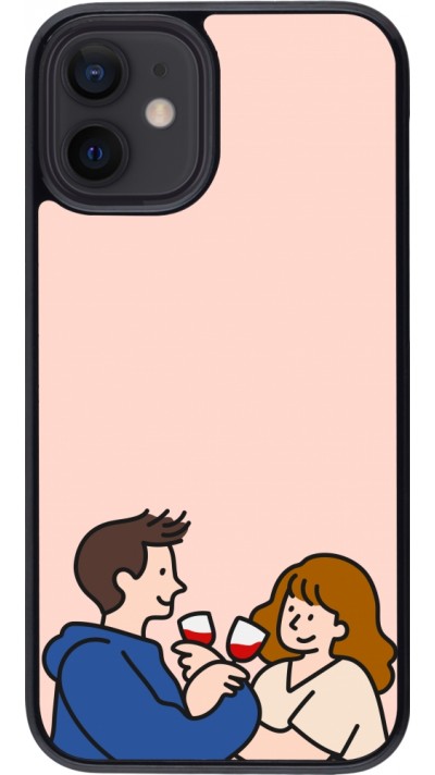 Coque iPhone 12 mini - Valentine 2023 apero lovers