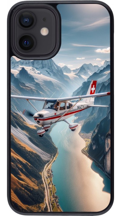 iPhone 12 mini Case Hülle - Schweizer Alpenflug