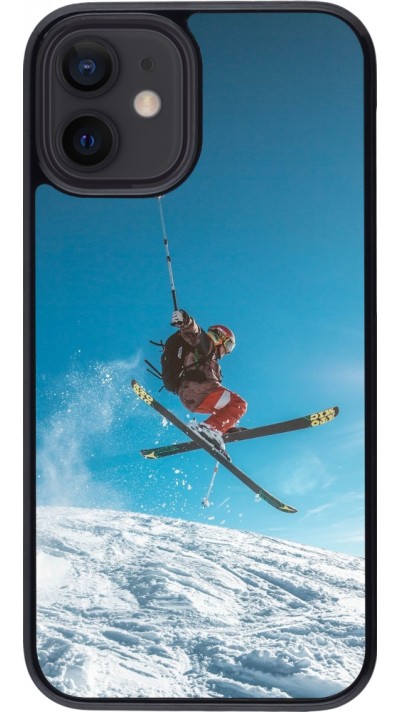 Coque iPhone 12 mini - Winter 22 Ski Jump