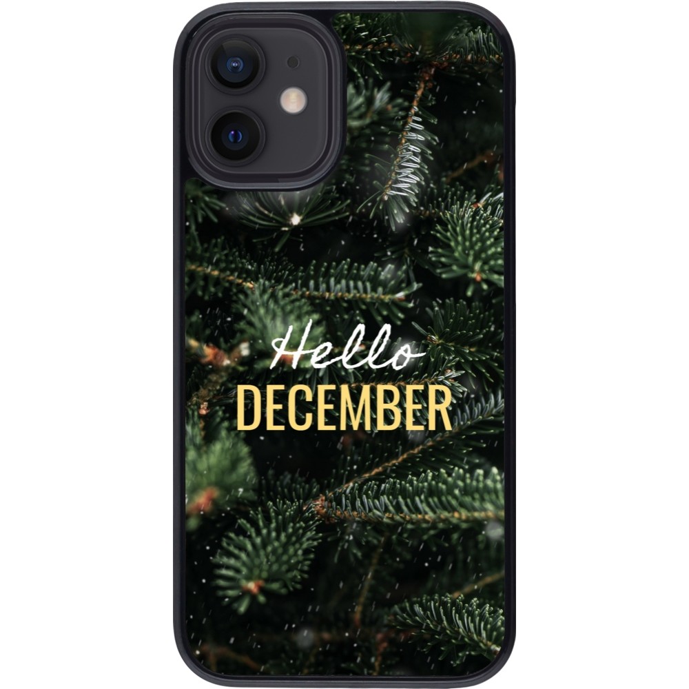 Coque iPhone 12 mini - Winter 25 Winter hello december