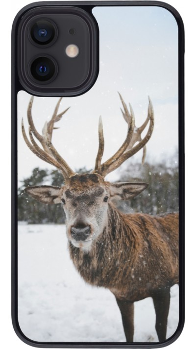 Coque iPhone 12 mini - Winter 25 Winter reindeer