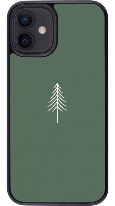 Coque iPhone 12 mini - Christmas 22 minimalist tree