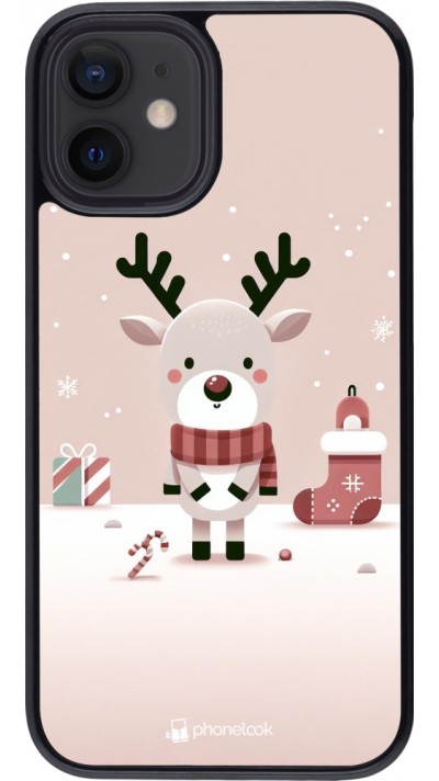iPhone 12 mini Case Hülle - Weihnachten 2023 Choupinette Rentier