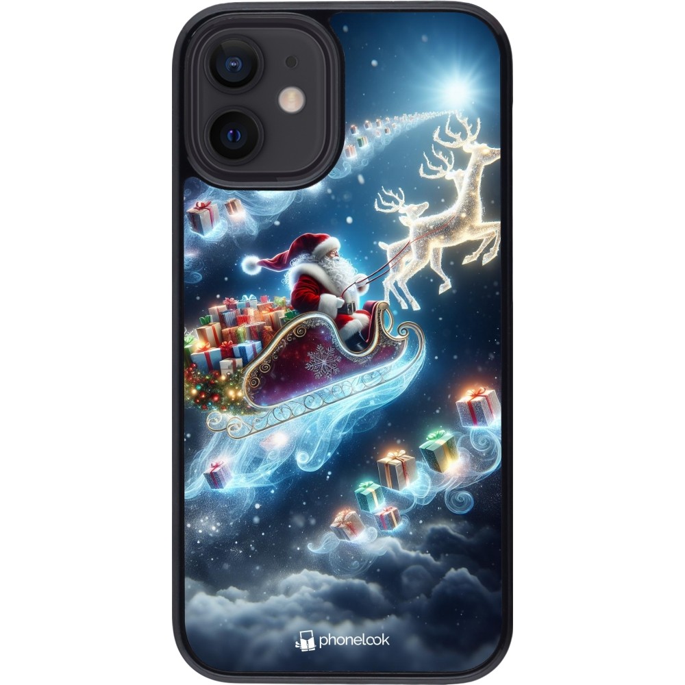iPhone 12 mini Case Hülle - Weihnachten 2023 Verzauberter Weihnachtsmann