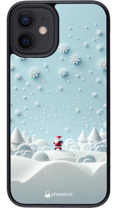 iPhone 12 mini Case Hülle - Weihnachten 2023 Kleiner Vater Schneeflocke
