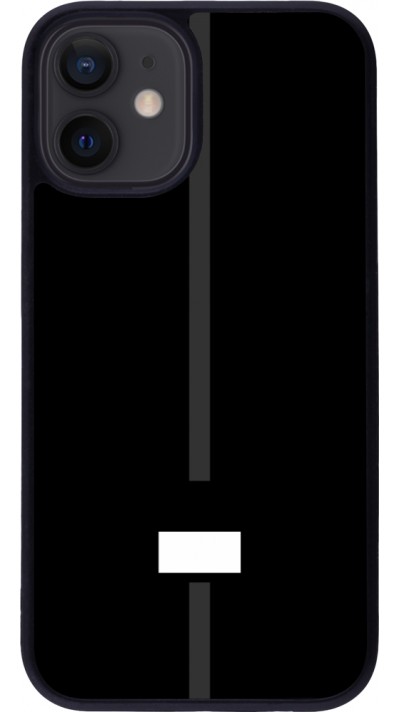iPhone 12 mini Case Hülle - Silikon schwarz Kanton FR schwarz