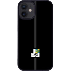 iPhone 12 mini Case Hülle - Silikon schwarz Kanton GR schwarz