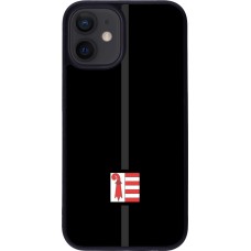 iPhone 12 mini Case Hülle - Silikon schwarz Kanton JU schwarz