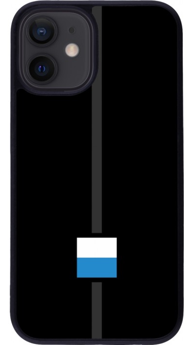 iPhone 12 mini Case Hülle - Silikon schwarz Kanton LU schwarz