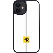 iPhone 12 mini Case Hülle - Silikon schwarz Kanton SH weiss