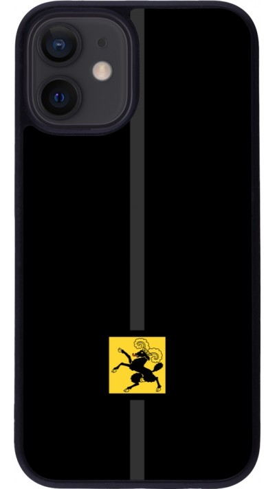 iPhone 12 mini Case Hülle - Silikon schwarz Kanton SH schwarz