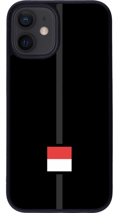 iPhone 12 mini Case Hülle - Silikon schwarz Kanton SO schwarz