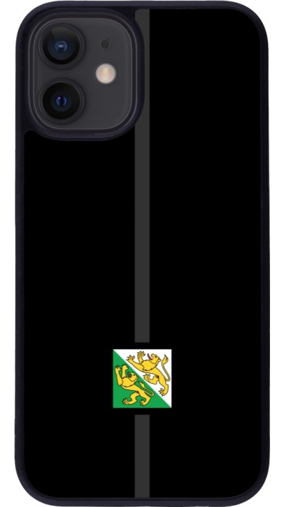 iPhone 12 mini Case Hülle - Silikon schwarz Kanton TG schwarz