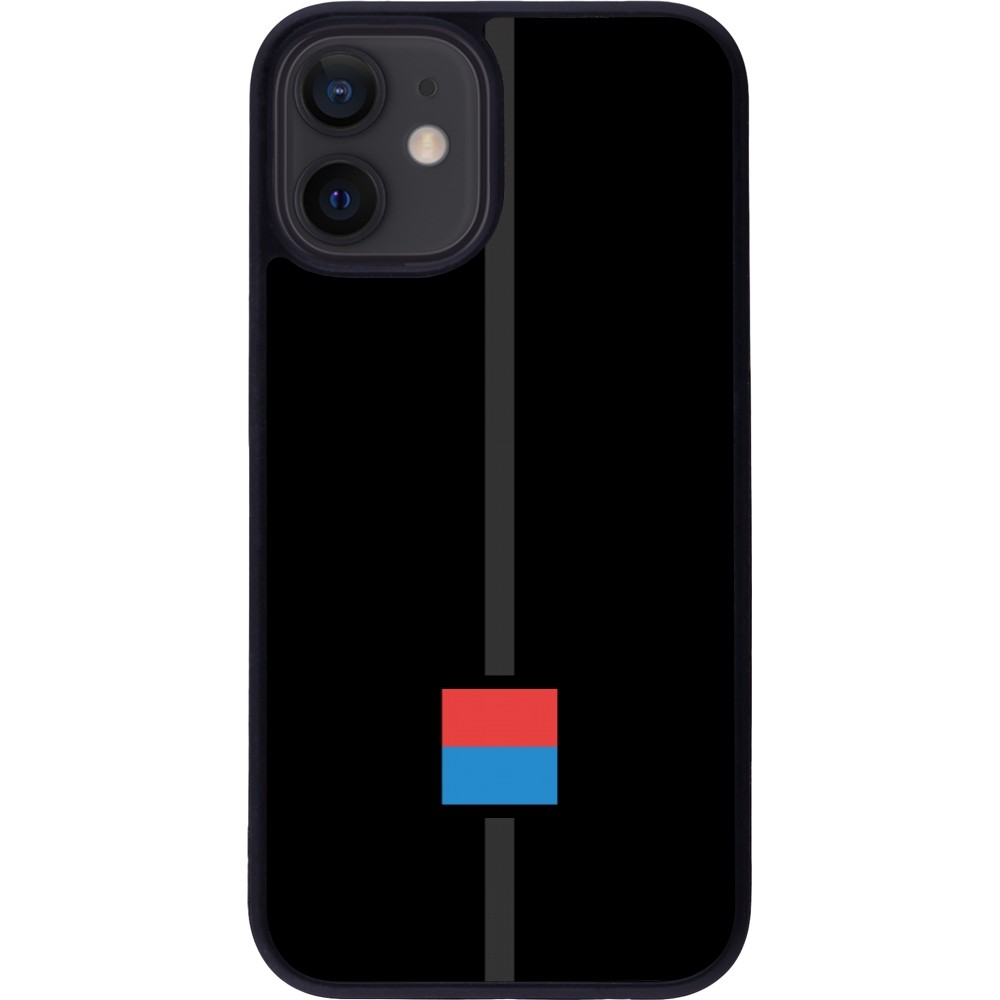 iPhone 12 mini Case Hülle - Silikon schwarz Kanton TI schwarz