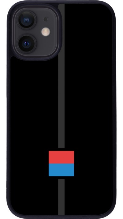 iPhone 12 mini Case Hülle - Silikon schwarz Kanton TI schwarz