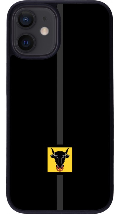 iPhone 12 mini Case Hülle - Silikon schwarz Kanton UR schwarz