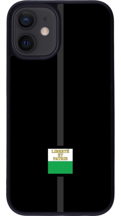 iPhone 12 mini Case Hülle - Silikon schwarz Kanton VD schwarz