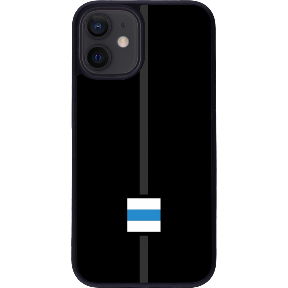 Coque iPhone 12 mini - Silicone rigide noir Canton ZG noir
