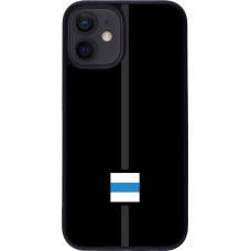 Coque iPhone 12 mini - Silicone rigide noir Canton ZG noir