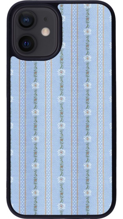 Coque iPhone 12 mini - Silicone rigide noir Edel- Weiss