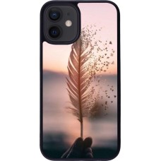 Coque iPhone 12 mini - Silicone rigide noir Hello September 11 19