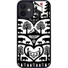 iPhone 12 mini Case Hülle - Silikon schwarz Poya Schweiz 2