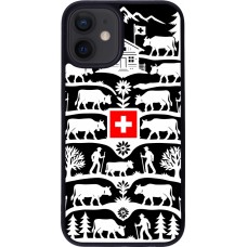 iPhone 12 mini Case Hülle - Silikon schwarz Poya Schweiz 3 schwarz
