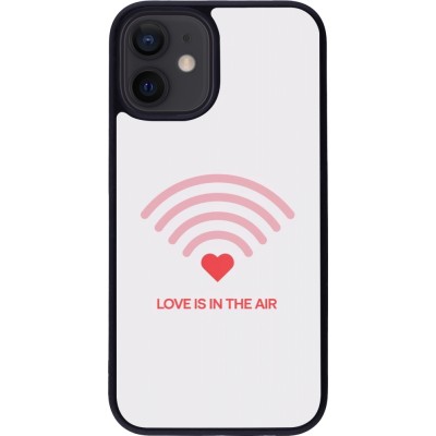 iPhone 12 mini Case Hülle - Silikon schwarz Saint Valentines Day 26 Love is in the air