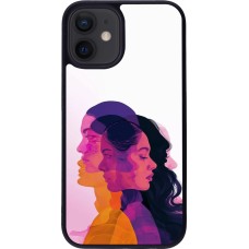 Coque iPhone 12 mini - Silicone rigide noir Womens day 2026 10