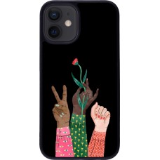 Coque iPhone 12 mini - Silicone rigide noir Womens day 2026 2