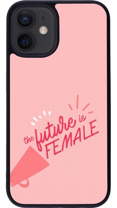 Coque iPhone 12 mini - Silicone rigide noir Womens day 2026 4