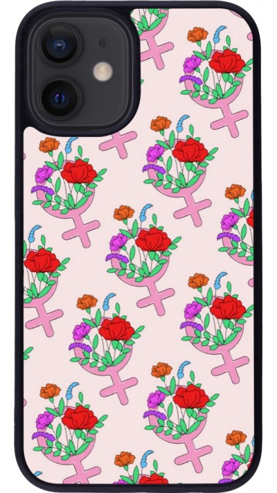 Coque iPhone 12 mini - Silicone rigide noir Womens day 2026 7