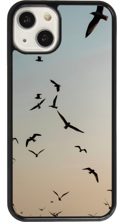 Coque iPhone 13 - Autumn 22 flying birds shadow