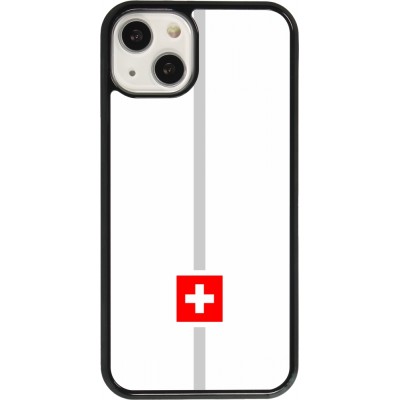 Coque iPhone 13 - Canton CH blanc