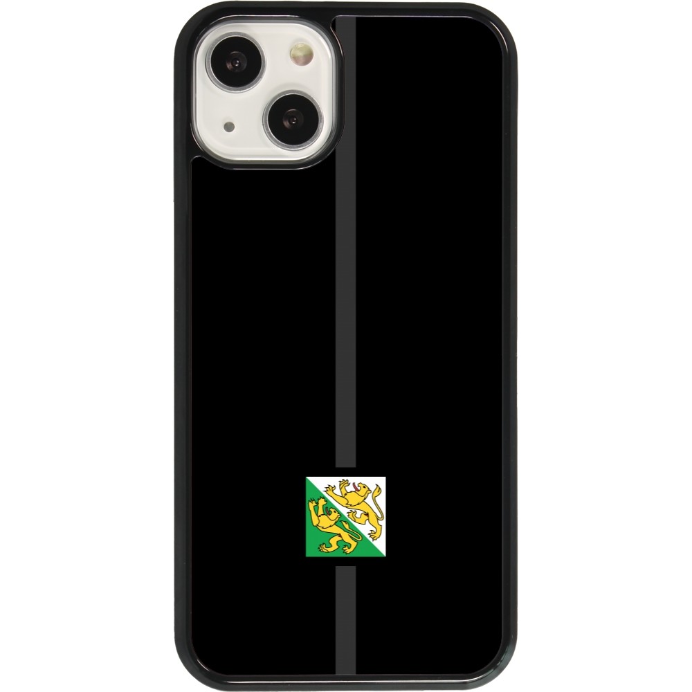 Coque iPhone 13 - Canton TG noir