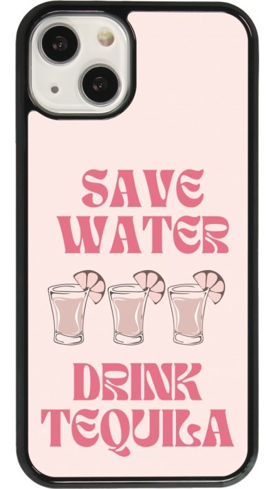 Coque iPhone 13 - Cocktail Save Water Drink Tequila